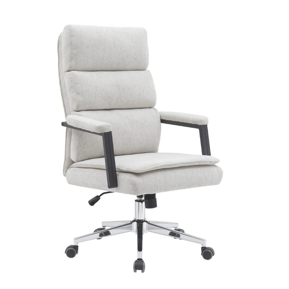 US 134 főnöki forgószék, bézs szövet kárpitos