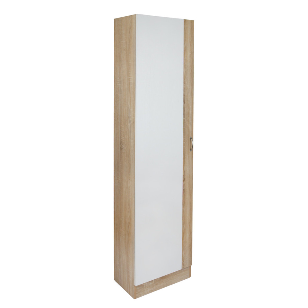 Daniela előszoba szekrény, fehér-fehérített tölgy