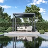 Kép 2/10 - Bioklimatikus pergola acélból, U Design, 3x3 m