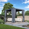 Kép 3/10 - Bioklimatikus pergola acélból, U Design, 3x3 m