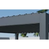 Kép 16/18 - Bioklimatikus pergola, motoros, 135°-ig állítható, U Design, 3x3 m