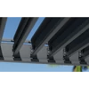 Kép 17/18 - Bioklimatikus pergola, motoros, 135°-ig állítható, U Design, 3x3 m