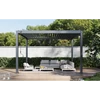 Kép 2/19 - Bioklimatikus pergola, motoros, 135°-ig állítható, U Design, 3x4 m