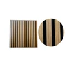 Kép 1/6 - Band lamellás, akusztikus fali panel, 60x60 cm, teak