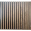 Kép 4/7 - Band lamellás, akusztikus fali panel, 60x60 cm, dió