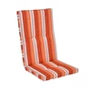 Kép 1/3 - Kerti bútor párna, magas támlás székhez, narancs - Bútorok Webshop