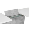 Kép 4/4 - Calypso bővíthető étkezőasztal, betonszürke/fehér