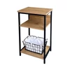 Kép 1/3 - Bessy tároló asztalka, tölgy - Bútorok Webshop