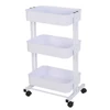 Kép 1/4 - Debby gurulós tároló polc, fekete - Bútorok Webshop