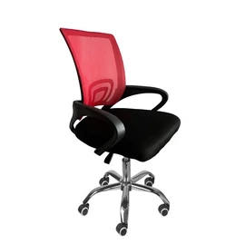 Jolly mesh irodai forgószék, US 128, piros-fekete - Bútorok Webshop