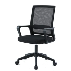 Darius mesh irodai forgószék, US 137, fekete - Bútorok Webshop