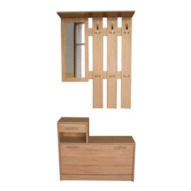 Filio tükrös előszobafal, fehér tölgy - Bútorok Webshop