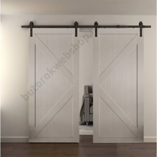 Fa kétszárnyú tolóajtó, OAK-855 - Bútorok Webshop