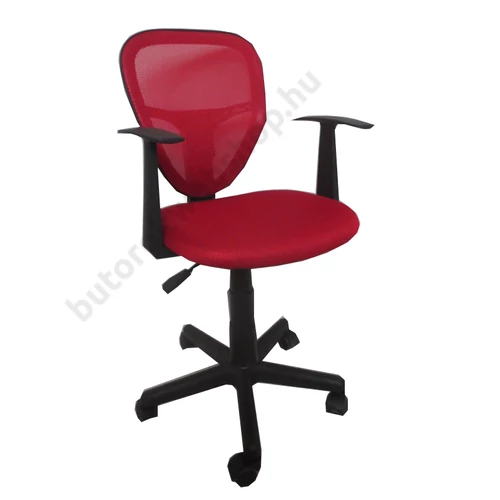 Mesh irodai forgószék, US 44, piros - Bútorok Webshop