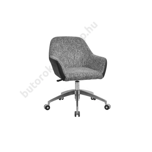 Retró forgó fotel, US 63, szürke - Bútorok Webshop