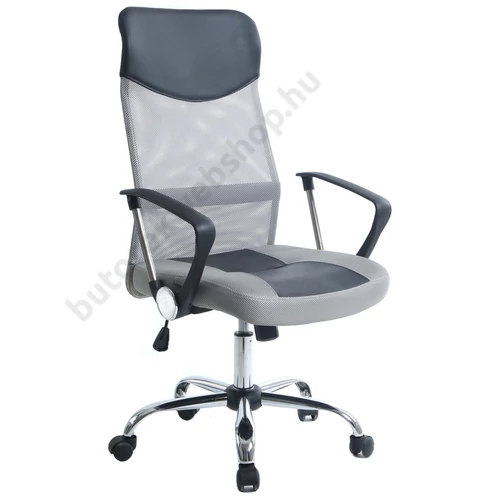 Danas mesh irodai forgószék, szürke - Bútorok Webshop