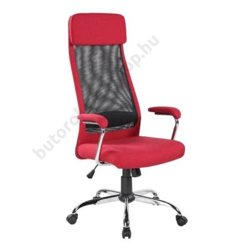 US 102 irodaszék, bordó-fekete - Bútorok Webshop