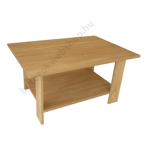 Turo dohányzóasztal, fehér tölgy - Bútorok Webshop
