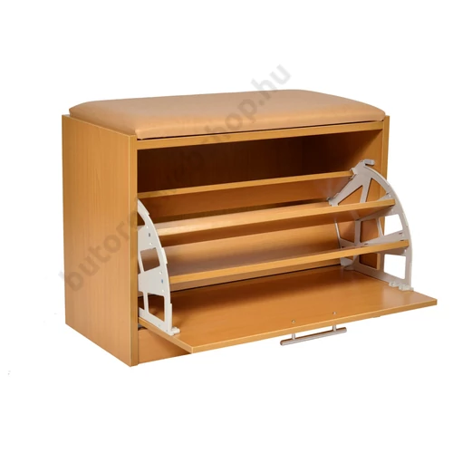 Milo cipőszekrény, bükk - Bútorok Webshop
